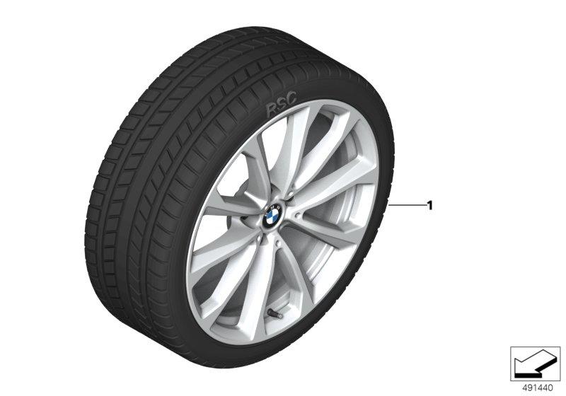 Spike / SC compl. winterwiel stijl 750-20"