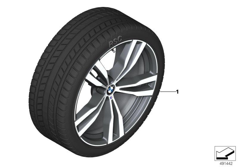 Spike / SC compl. winterwiel stijl 754M-21"