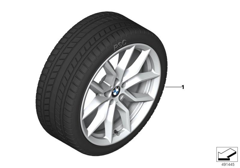 Spike / SC compl. winterwiel stijl 734-19"