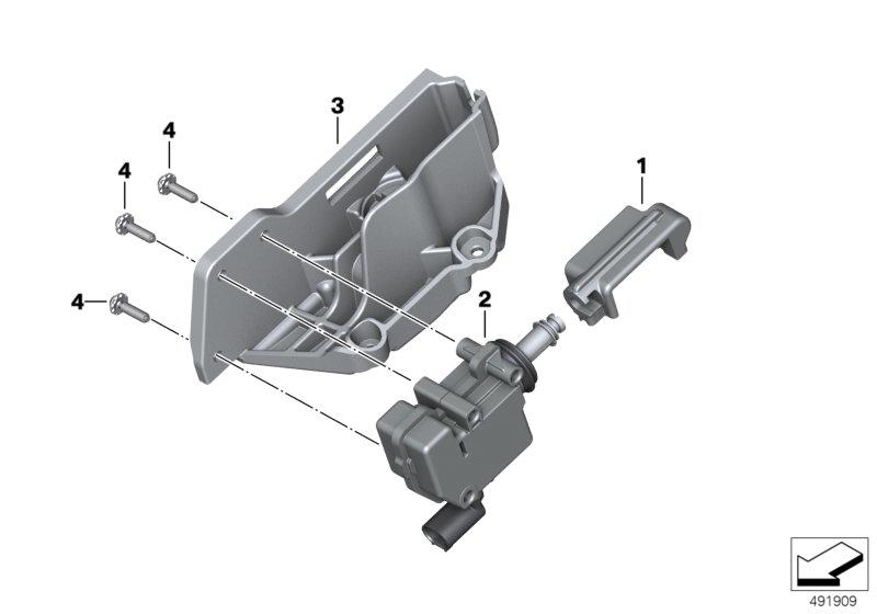 Stelmotor centrale vergrendeling