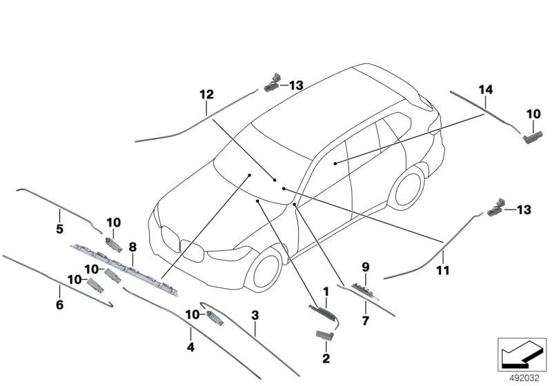 Lichtgeleider interieur