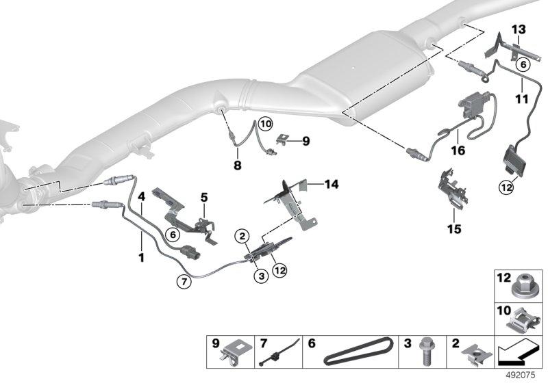 Uitlaatgassensoren  /  sonde NOX  /  SCR