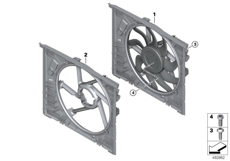 Ventilatoromlijsting, aanbouwdelen