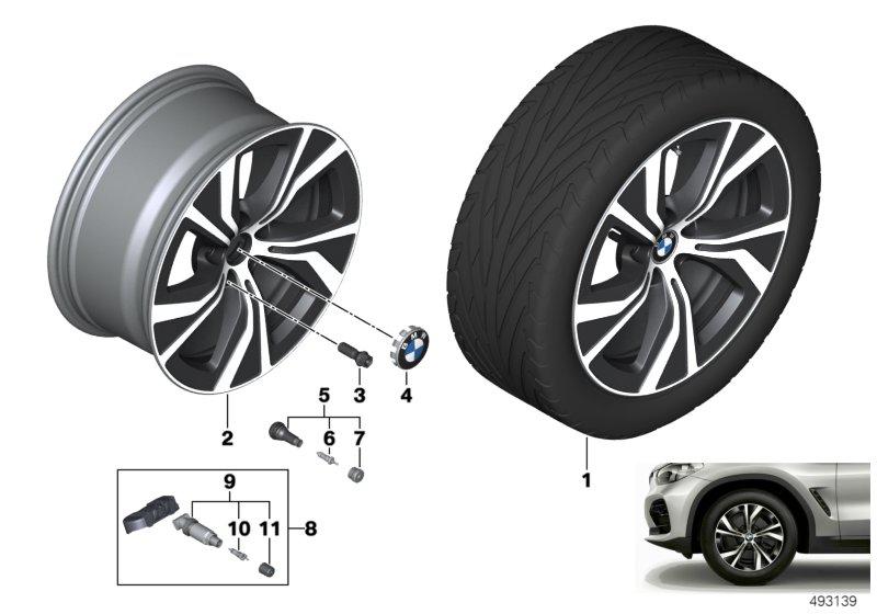 BMW lichtmet. velg turb. styling 689 - 18"