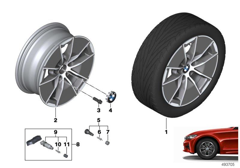 BMW lichtmet. velg turb. styling 773 - 16"