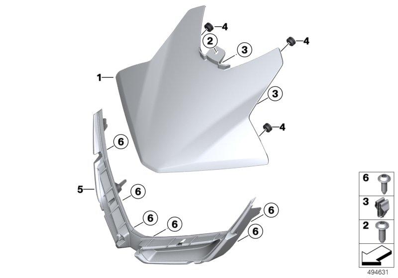 Sierafdekking koplamp