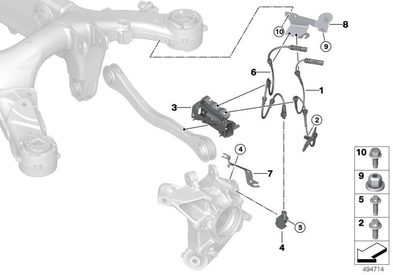 Wieltoerentalsensor / acceleratiesensor