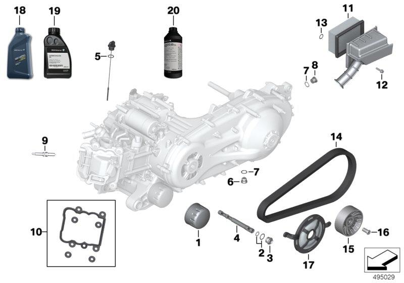 Service motorolie  /  onderhoud