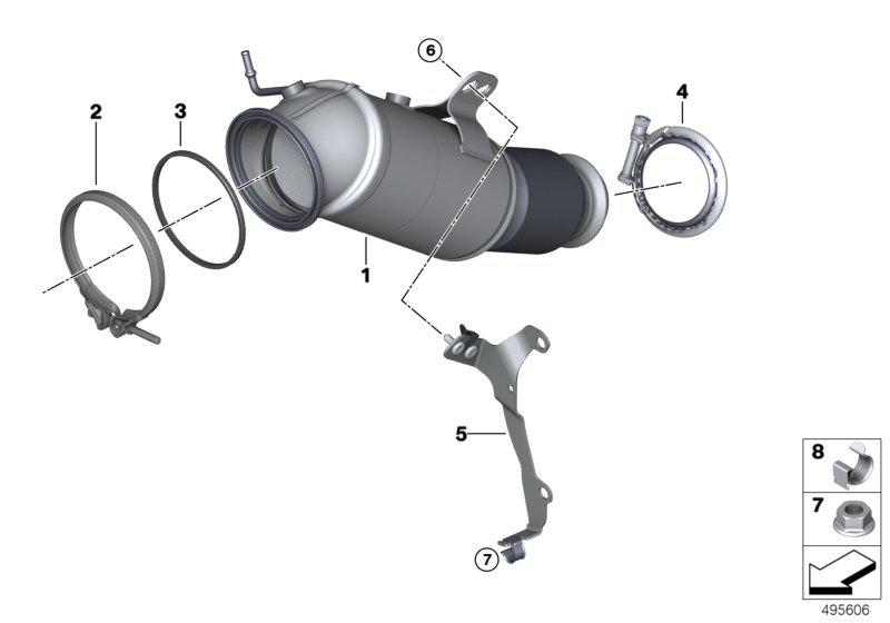 Katalysator dichtst bij motor