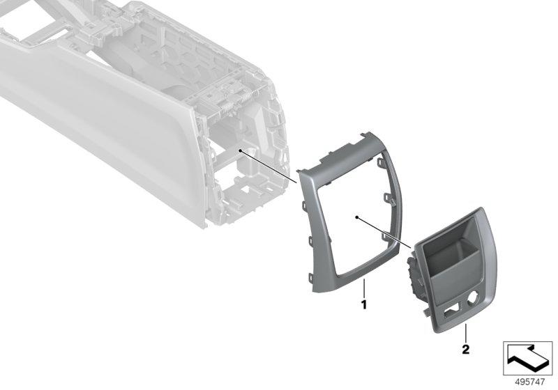 Aanbouwdelen middenconsole