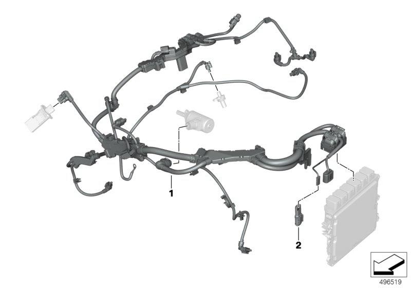 Draadbundel motor sensoren module 2