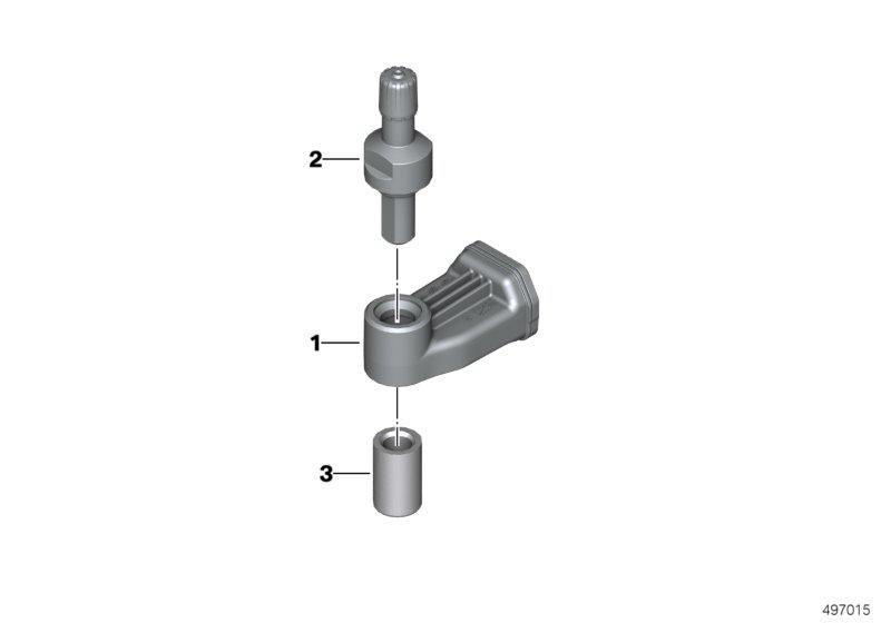 RDC-3-sensor achterwiel