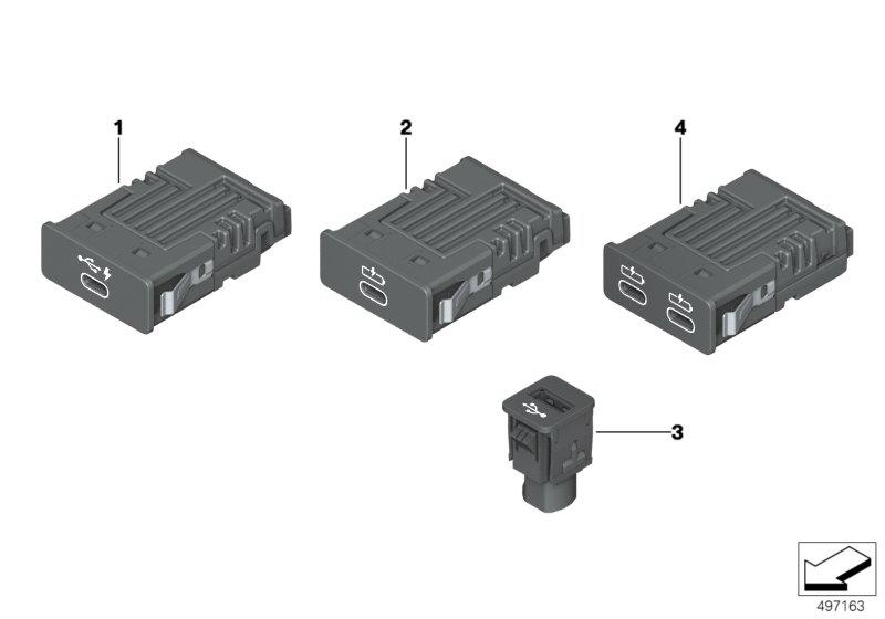 Afzonderlijke onderdelen USB