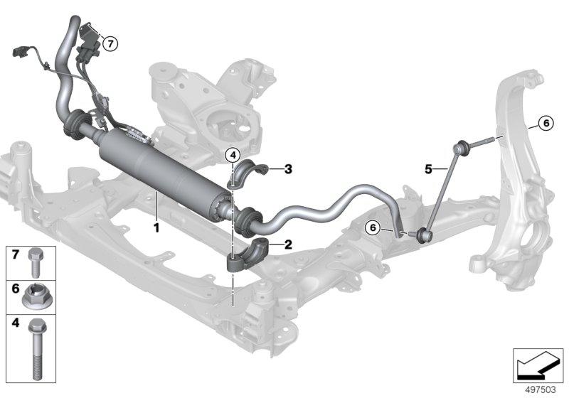 Stabilisator voor / Dynamic Drive