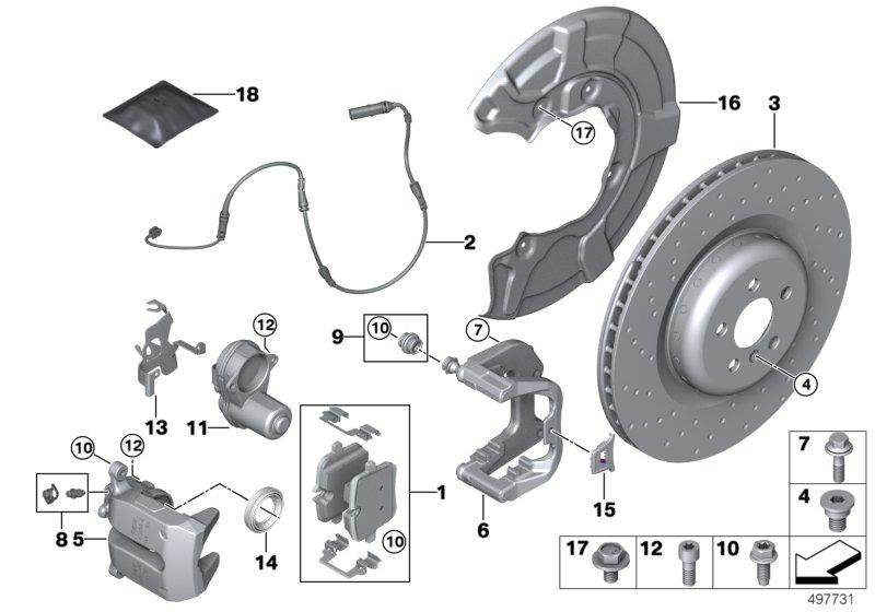 M Performance achterrem - vervanging