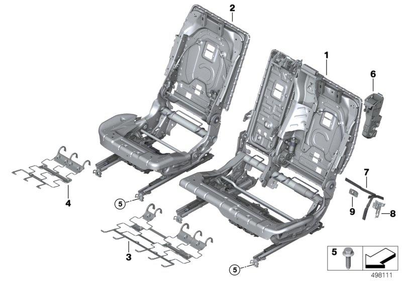 Stoel achter stoelframe comfortstoel