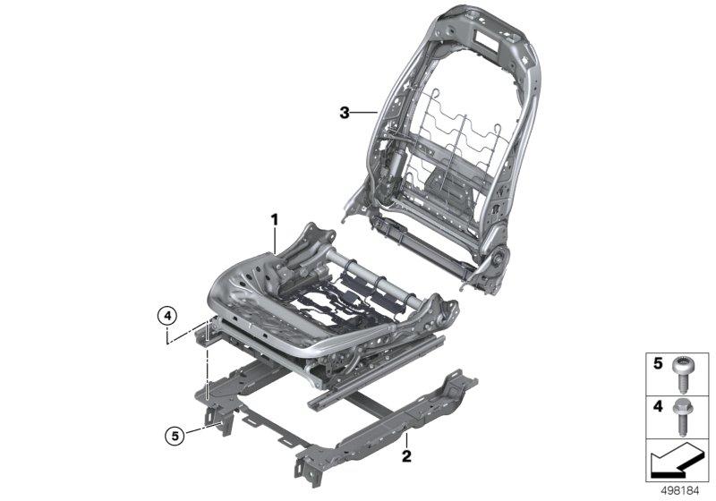 Stoel achter stoelframe Business