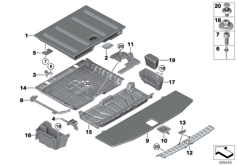 Bekleding bagageruimtebodem