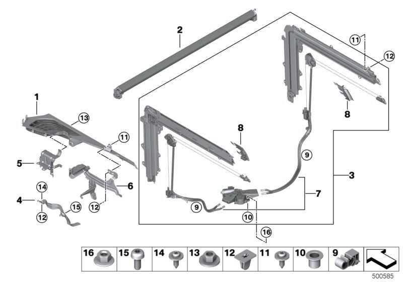 Combirolgordijn elektrisch