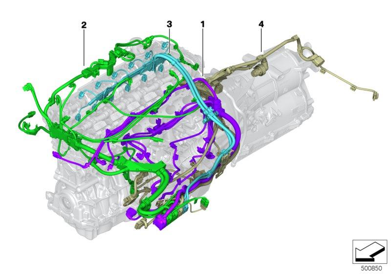 Kabelboom motor