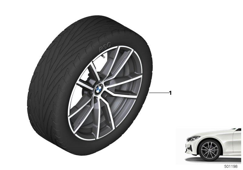 BMW lichtmet. velg V-spaak 780 - 18"