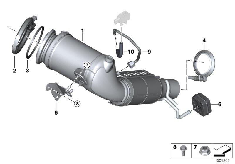 Katalysator dichtst bij motor