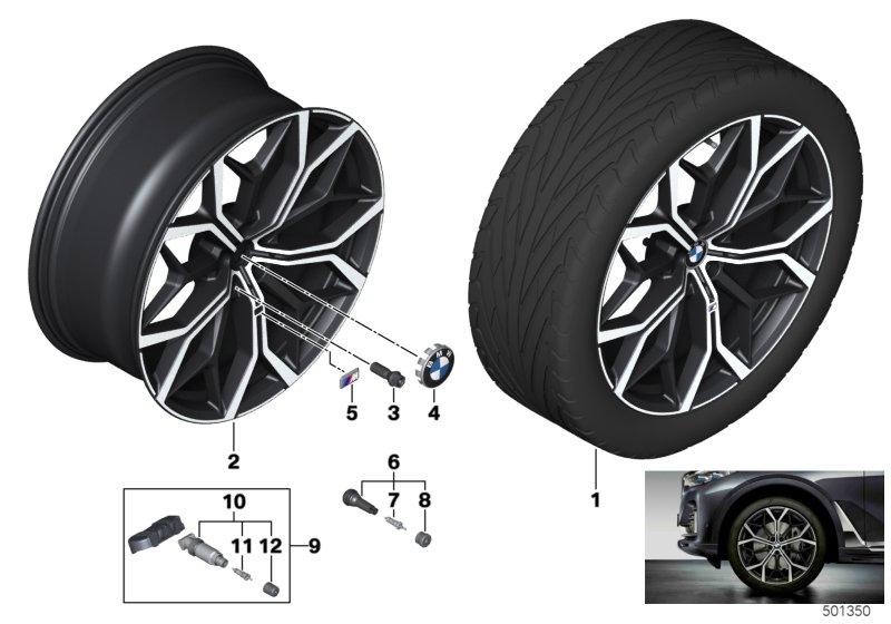 BMW LM-velg M Y-spaak 785M - 22"