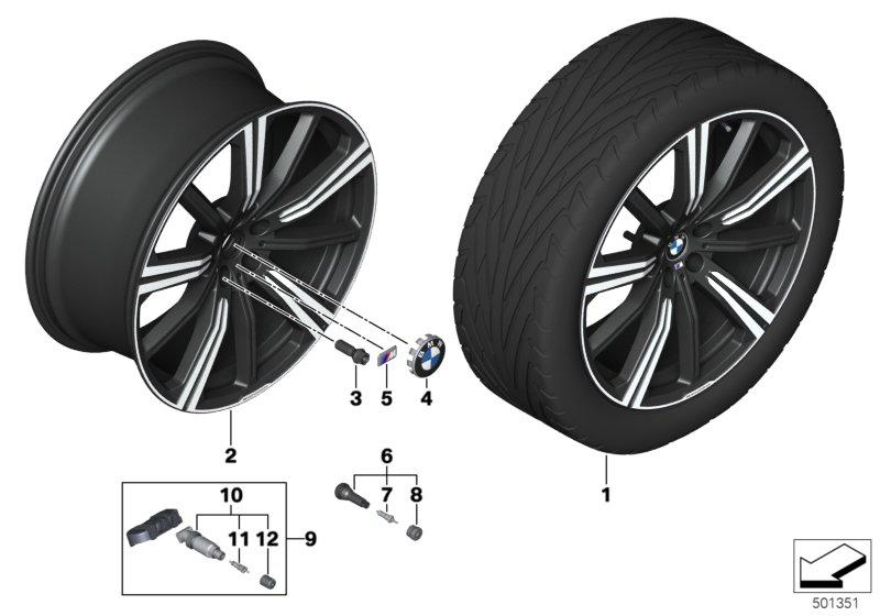 BMW LM-velg M sterspaak 749M - 22"