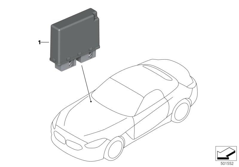 Regeleenheid ultrasone sensor