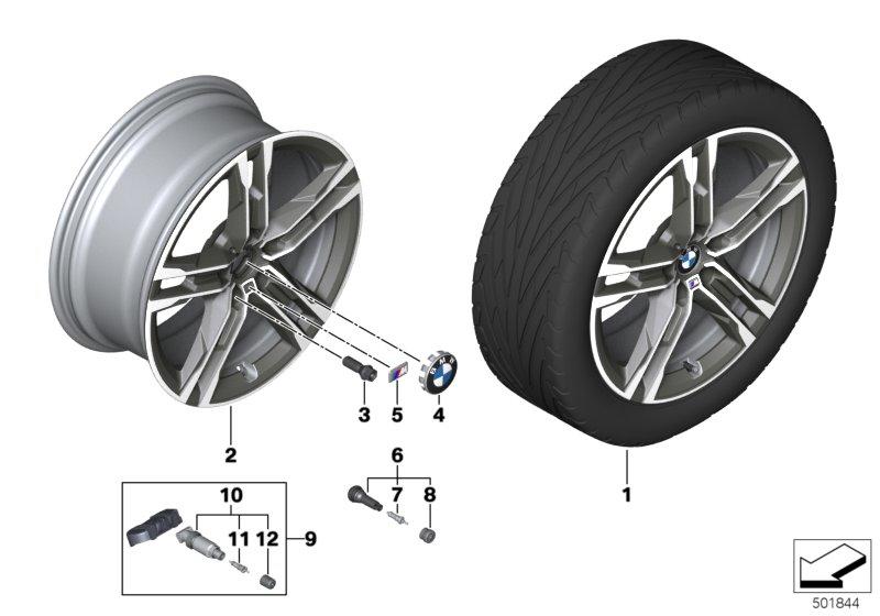 BMW LM-velg dubbele spaak 556M - 18"