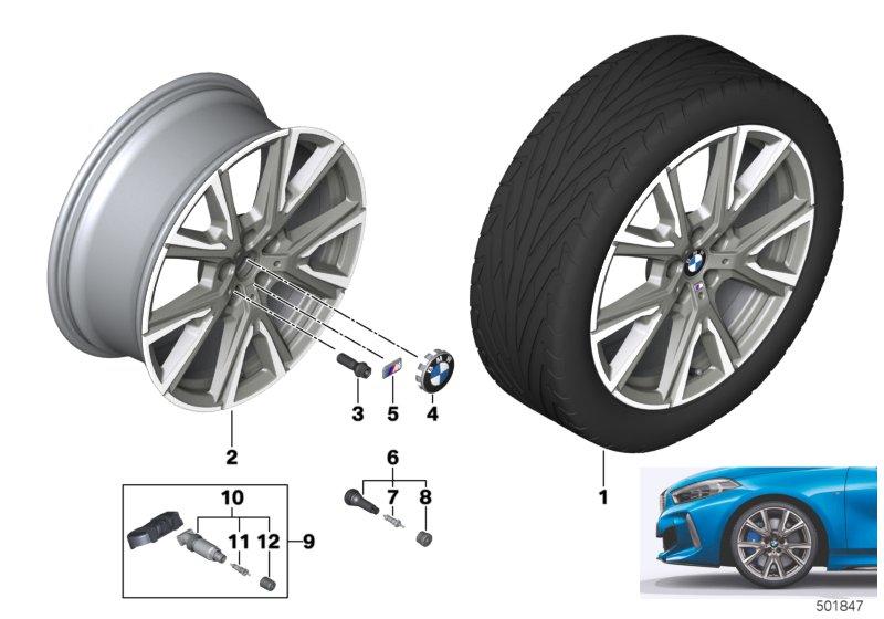 BMW LM-velg V-spaak 557M - 19"