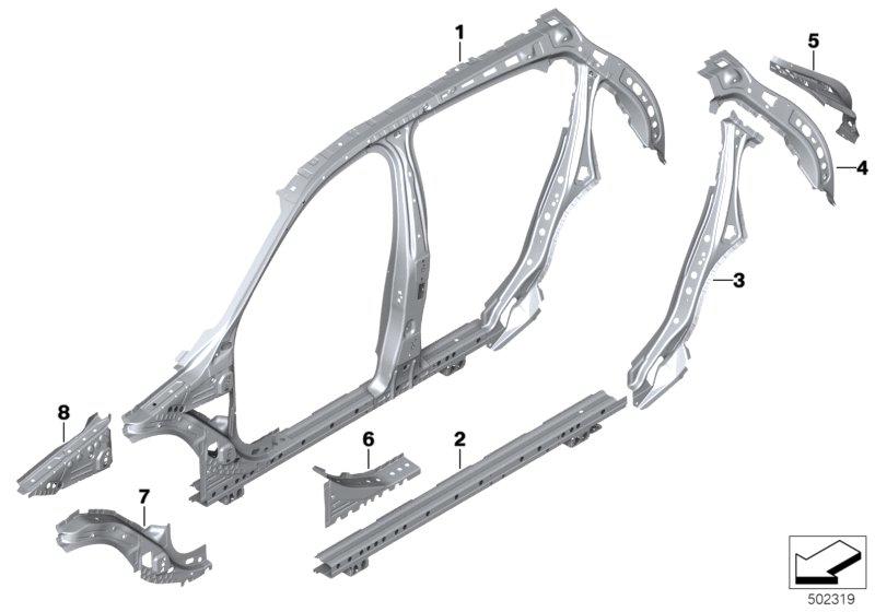 Binnenframe midden