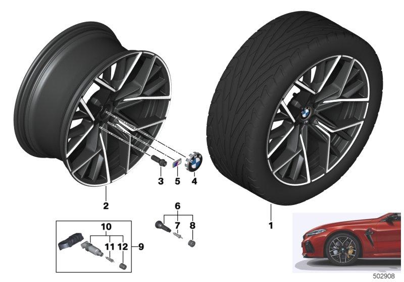 BMW LM-velg sterspaak 811M - 20"