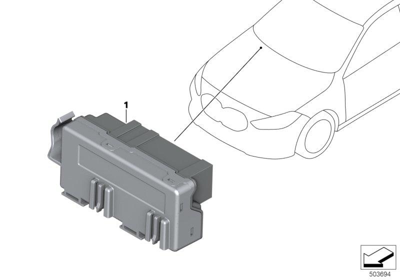 Zekering-relaiskast LIN-module
