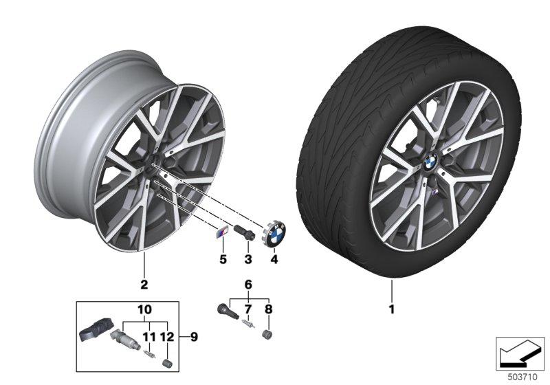 BMW LM-wiel Y-spaak 553M - 18"