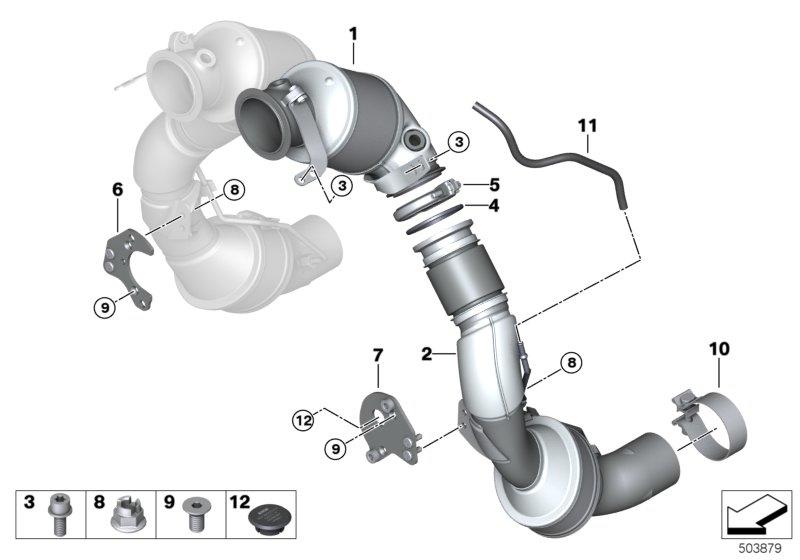 Katalysator dichtst bij motor