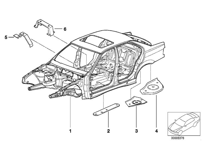 Karosserieframe