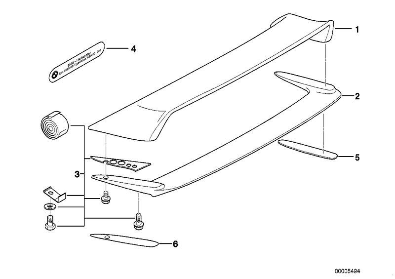 Achterspoiler M3 GT