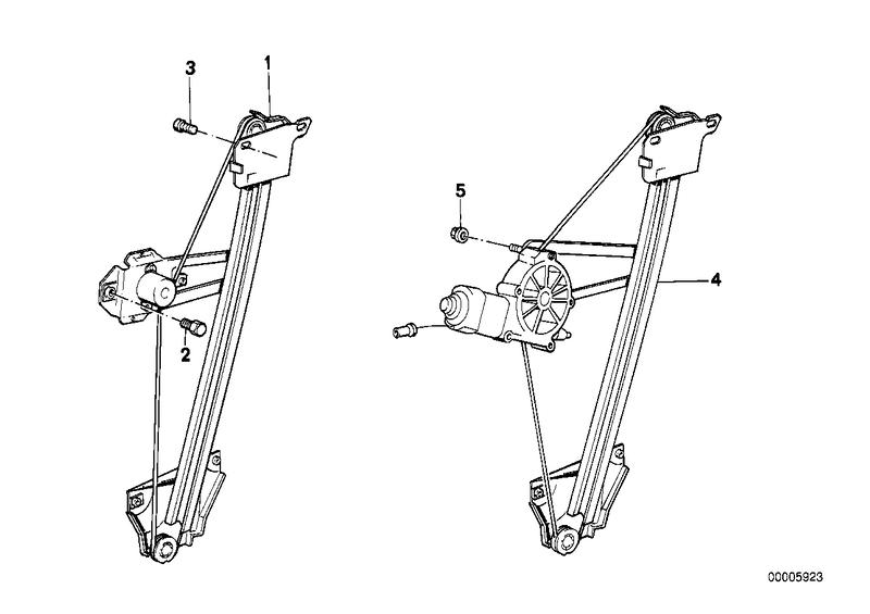 Deurvenstermechanisme achter