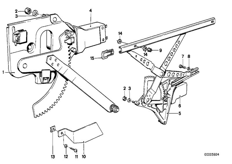 Deurvenstermechanisme achter