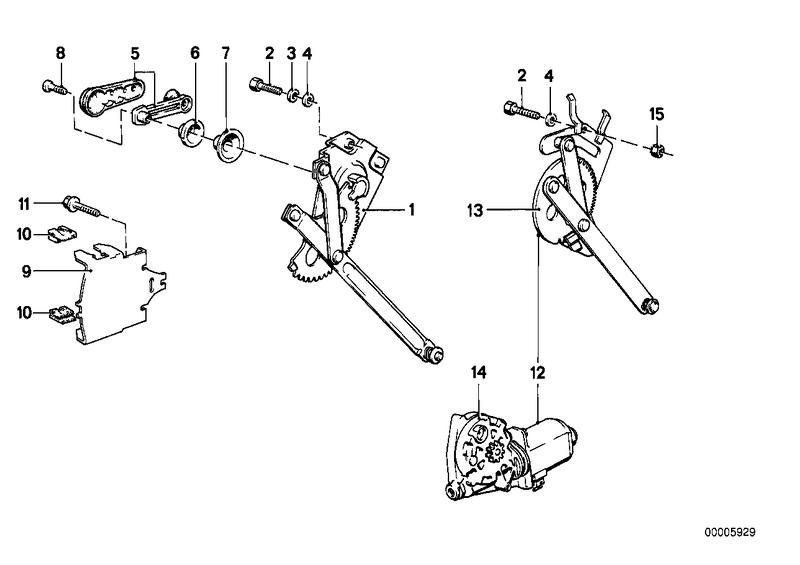 Deurvenstermechanisme achter