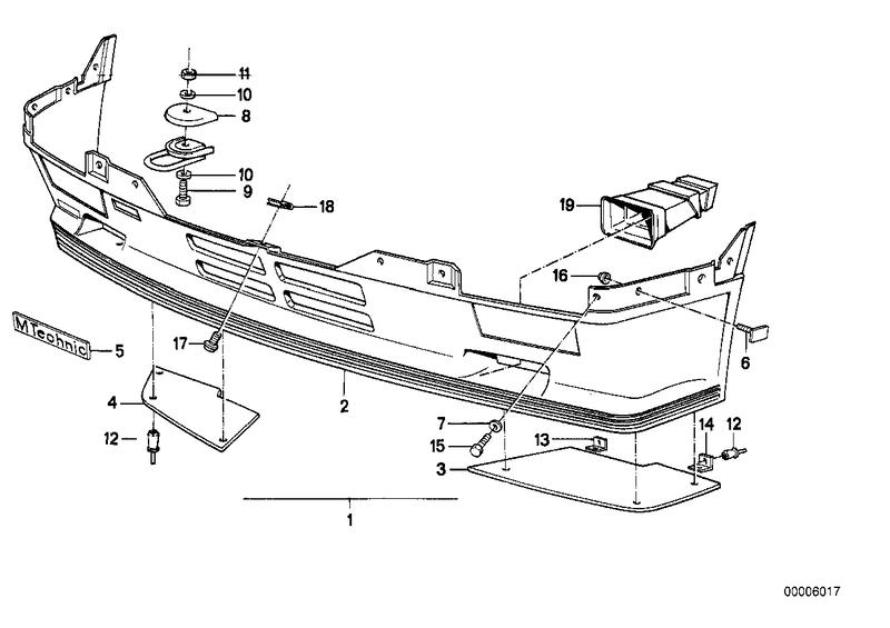 Frontspoiler M technic