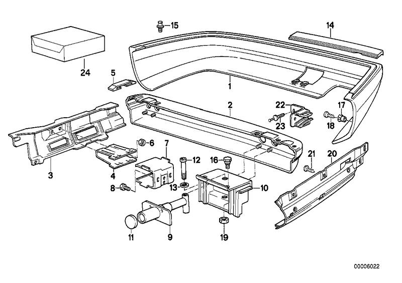 Bekleding bumper achter