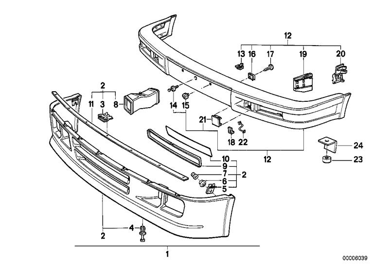 Frontspoiler M technic