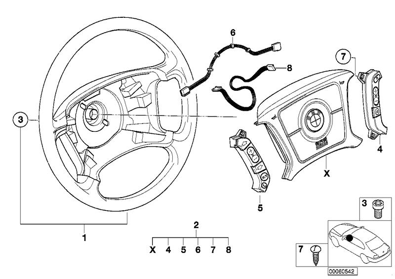 Stuurwiel airbag multifunctioneel