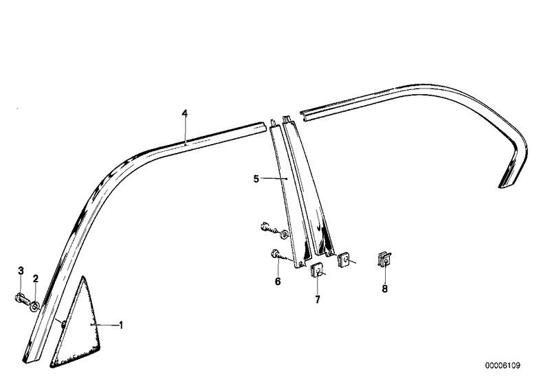 Sierlijst ruitframe voor