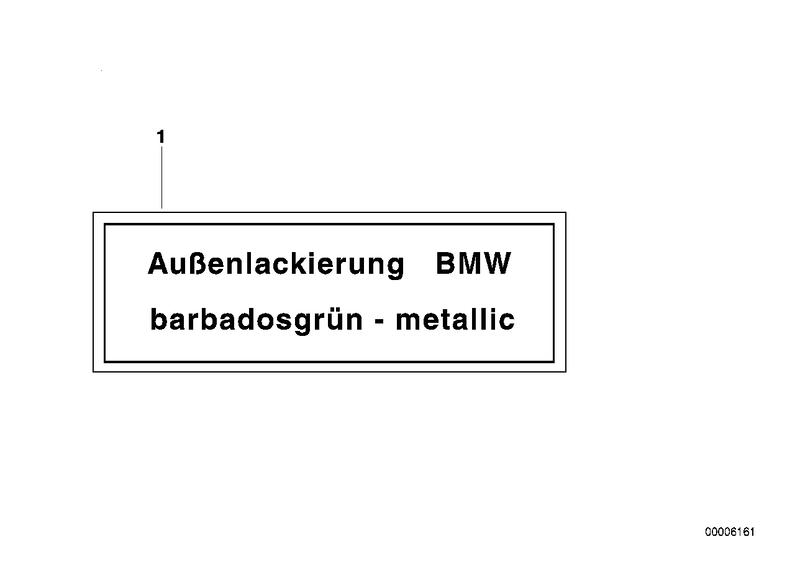 Aanwijzingsschild buitenlak metallic