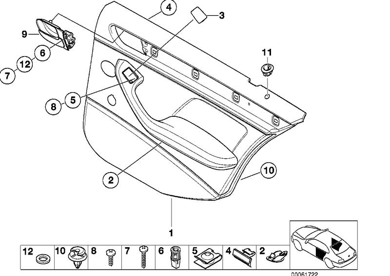 Portierbekleding achter zijairbag