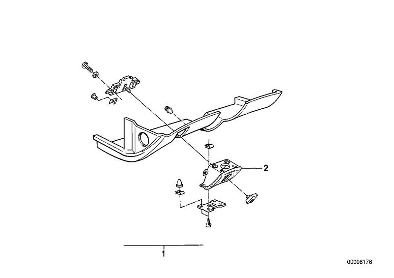 Bekleding instrumentenpaneel onder