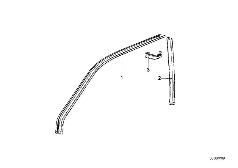 Sierlijst ruitframe voor